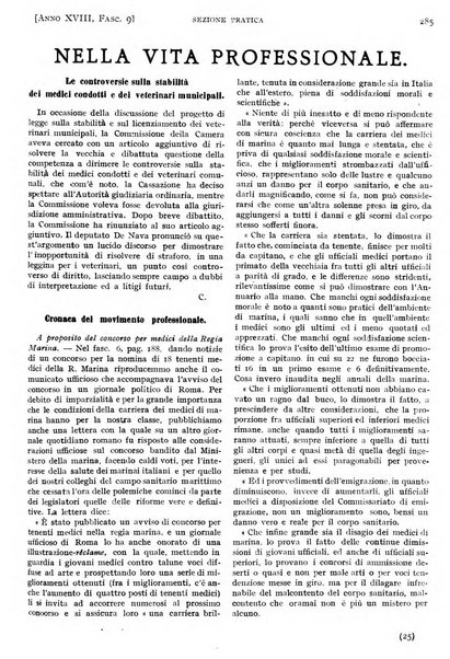 Il policlinico. Sezione pratica periodico di medicina, chirurgia e igiene