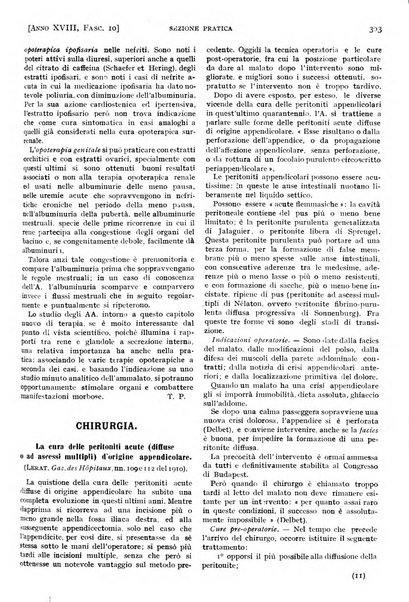 Il policlinico. Sezione pratica periodico di medicina, chirurgia e igiene