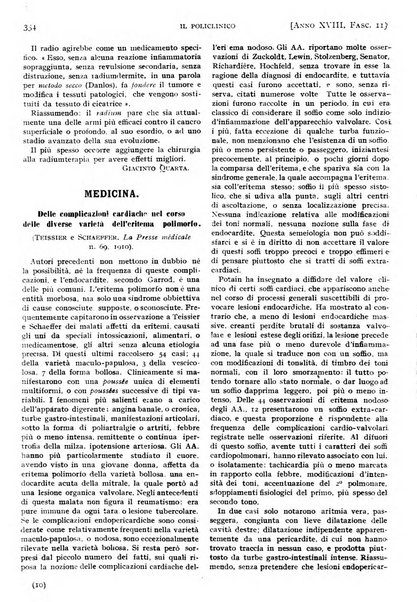 Il policlinico. Sezione pratica periodico di medicina, chirurgia e igiene