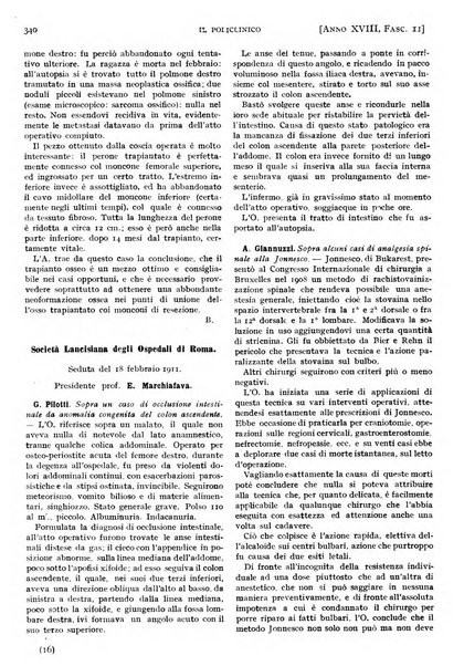 Il policlinico. Sezione pratica periodico di medicina, chirurgia e igiene