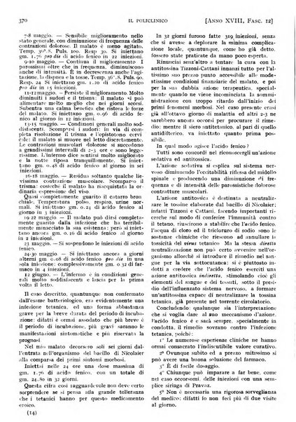 Il policlinico. Sezione pratica periodico di medicina, chirurgia e igiene