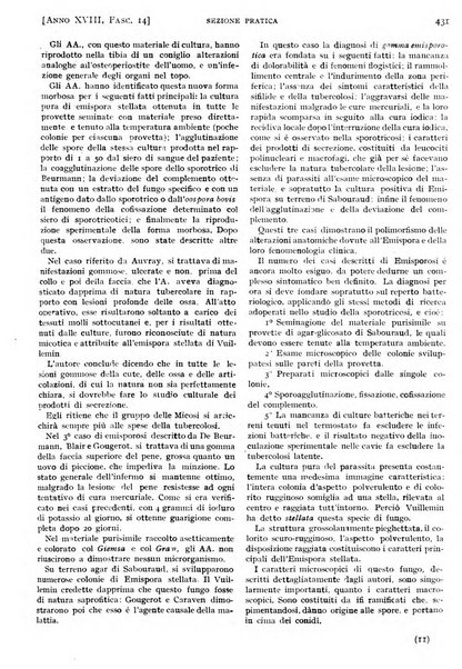 Il policlinico. Sezione pratica periodico di medicina, chirurgia e igiene