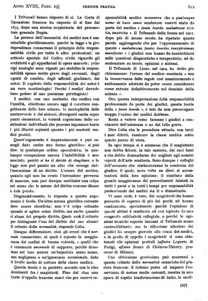 Il policlinico. Sezione pratica periodico di medicina, chirurgia e igiene