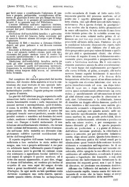 Il policlinico. Sezione pratica periodico di medicina, chirurgia e igiene