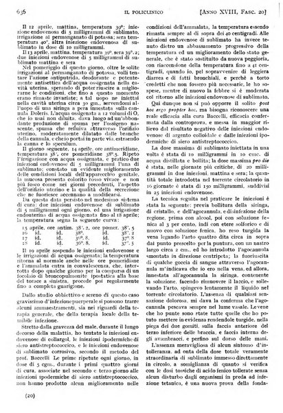 Il policlinico. Sezione pratica periodico di medicina, chirurgia e igiene