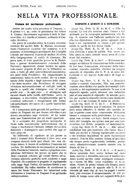 Il policlinico. Sezione pratica periodico di medicina, chirurgia e igiene