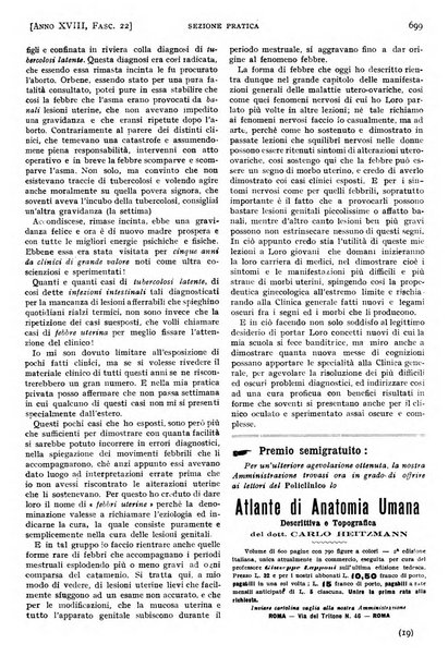 Il policlinico. Sezione pratica periodico di medicina, chirurgia e igiene