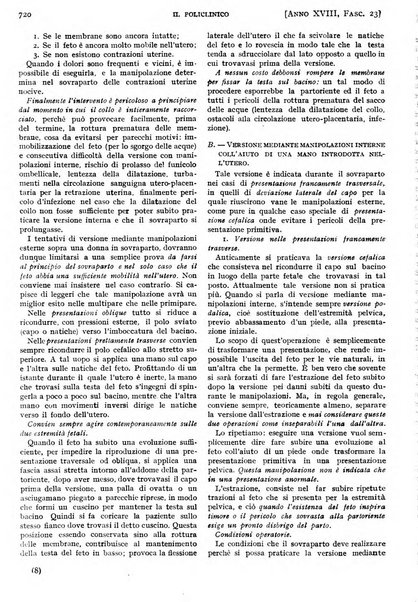 Il policlinico. Sezione pratica periodico di medicina, chirurgia e igiene