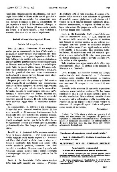 Il policlinico. Sezione pratica periodico di medicina, chirurgia e igiene