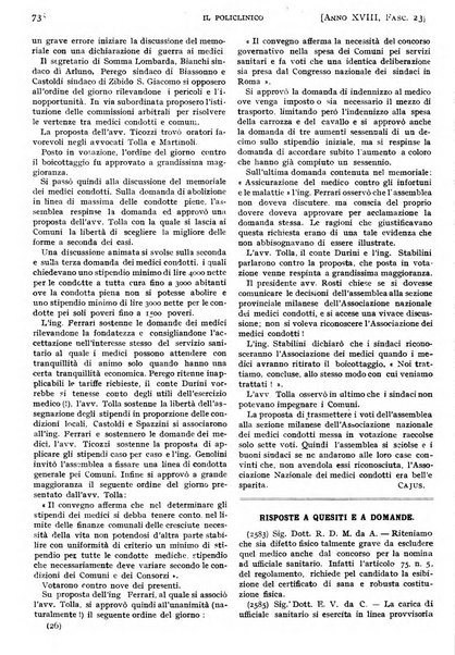 Il policlinico. Sezione pratica periodico di medicina, chirurgia e igiene