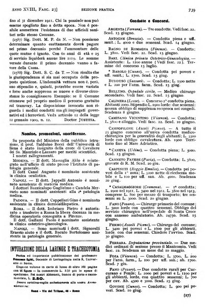 Il policlinico. Sezione pratica periodico di medicina, chirurgia e igiene