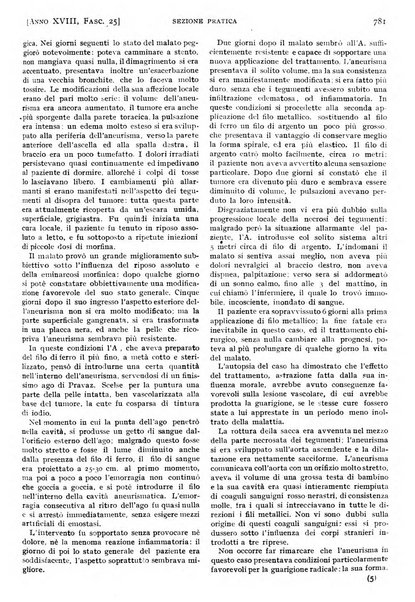 Il policlinico. Sezione pratica periodico di medicina, chirurgia e igiene