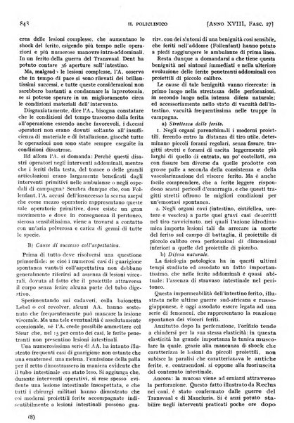 Il policlinico. Sezione pratica periodico di medicina, chirurgia e igiene