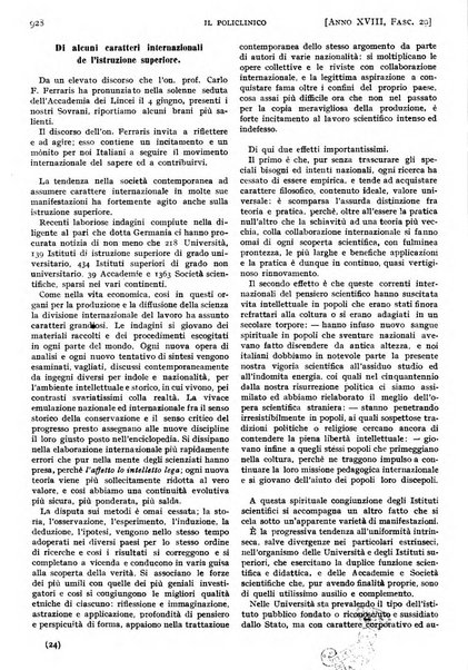 Il policlinico. Sezione pratica periodico di medicina, chirurgia e igiene