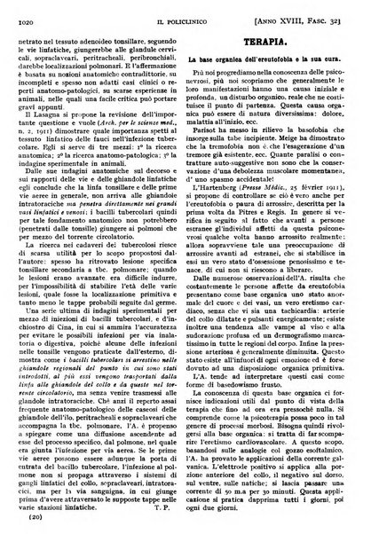 Il policlinico. Sezione pratica periodico di medicina, chirurgia e igiene