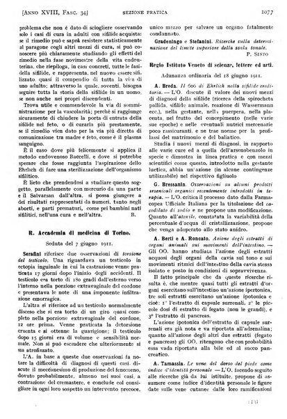 Il policlinico. Sezione pratica periodico di medicina, chirurgia e igiene