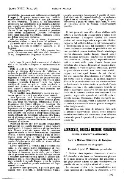 Il policlinico. Sezione pratica periodico di medicina, chirurgia e igiene