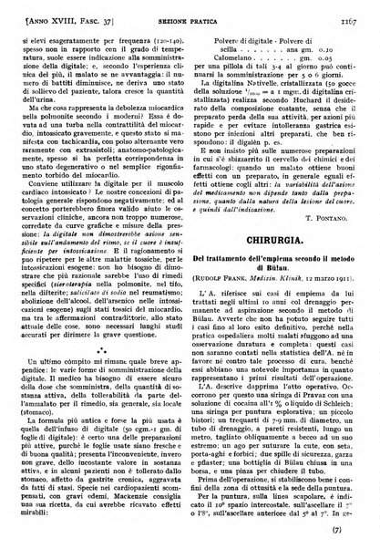 Il policlinico. Sezione pratica periodico di medicina, chirurgia e igiene