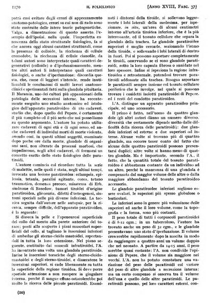 Il policlinico. Sezione pratica periodico di medicina, chirurgia e igiene