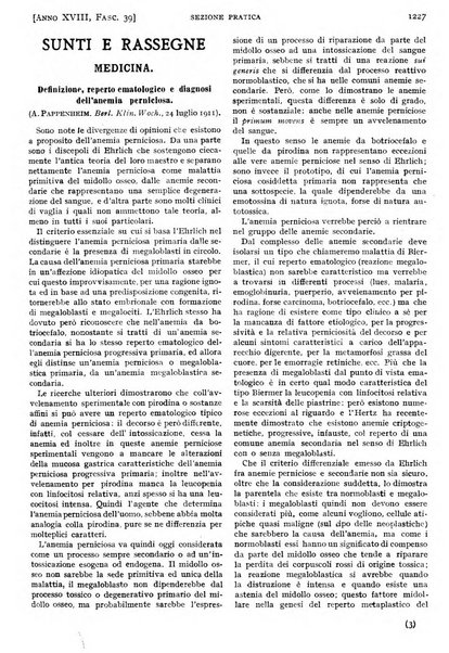 Il policlinico. Sezione pratica periodico di medicina, chirurgia e igiene