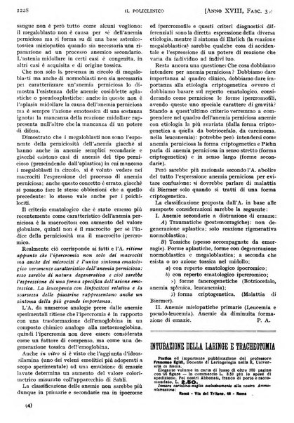 Il policlinico. Sezione pratica periodico di medicina, chirurgia e igiene