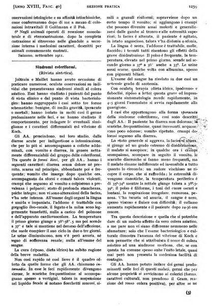 Il policlinico. Sezione pratica periodico di medicina, chirurgia e igiene