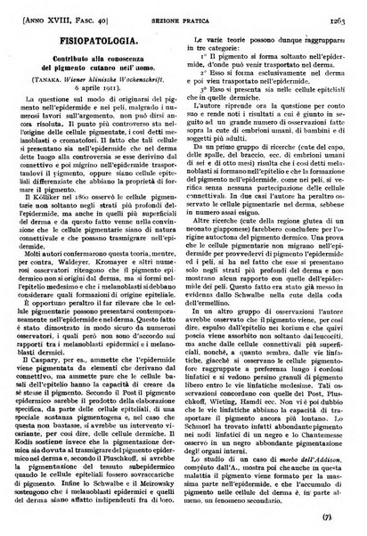 Il policlinico. Sezione pratica periodico di medicina, chirurgia e igiene