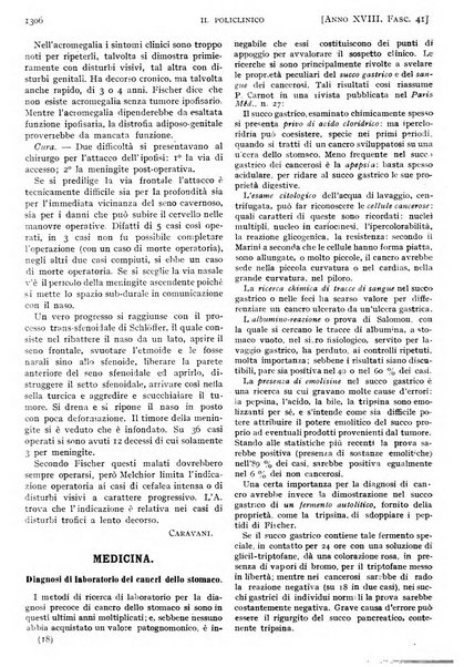 Il policlinico. Sezione pratica periodico di medicina, chirurgia e igiene