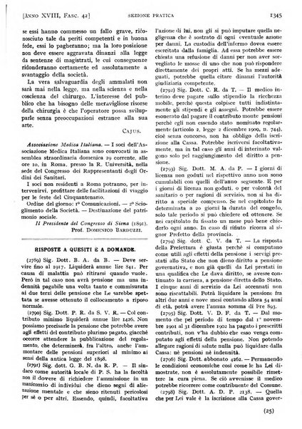 Il policlinico. Sezione pratica periodico di medicina, chirurgia e igiene