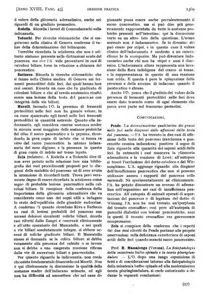 Il policlinico. Sezione pratica periodico di medicina, chirurgia e igiene