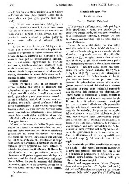 Il policlinico. Sezione pratica periodico di medicina, chirurgia e igiene