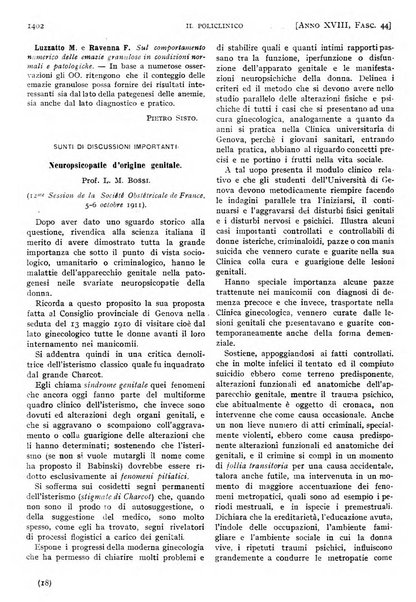 Il policlinico. Sezione pratica periodico di medicina, chirurgia e igiene