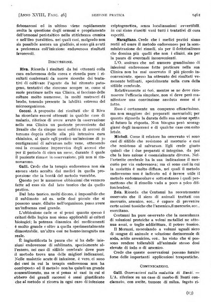 Il policlinico. Sezione pratica periodico di medicina, chirurgia e igiene