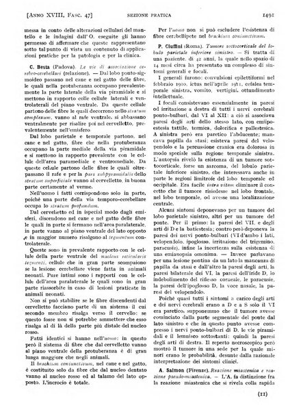 Il policlinico. Sezione pratica periodico di medicina, chirurgia e igiene