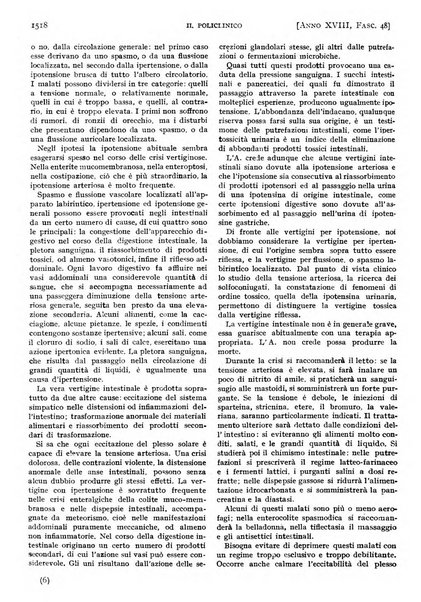 Il policlinico. Sezione pratica periodico di medicina, chirurgia e igiene