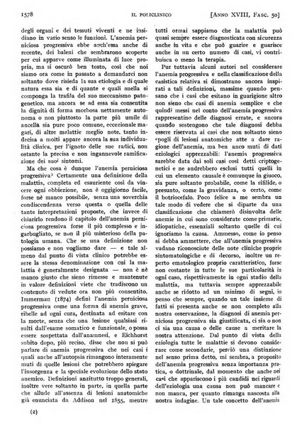 Il policlinico. Sezione pratica periodico di medicina, chirurgia e igiene