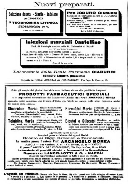 Il policlinico. Sezione pratica periodico di medicina, chirurgia e igiene