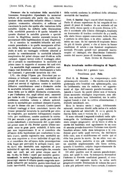 Il policlinico. Sezione pratica periodico di medicina, chirurgia e igiene