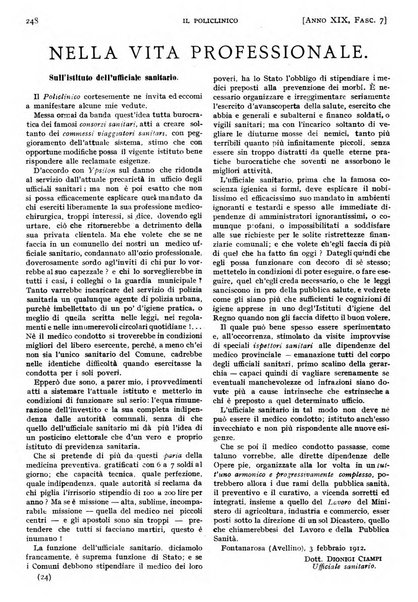 Il policlinico. Sezione pratica periodico di medicina, chirurgia e igiene