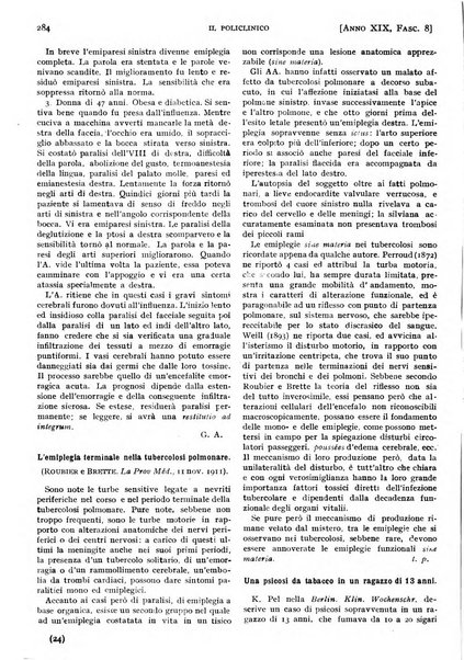 Il policlinico. Sezione pratica periodico di medicina, chirurgia e igiene