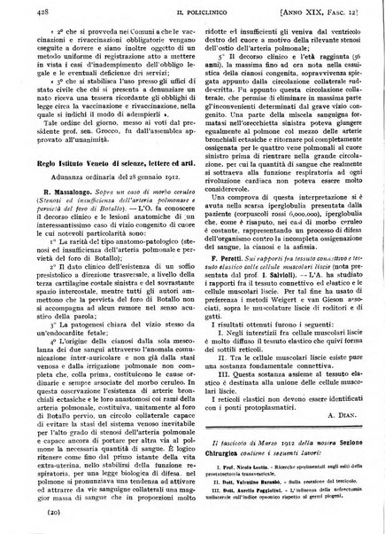 Il policlinico. Sezione pratica periodico di medicina, chirurgia e igiene