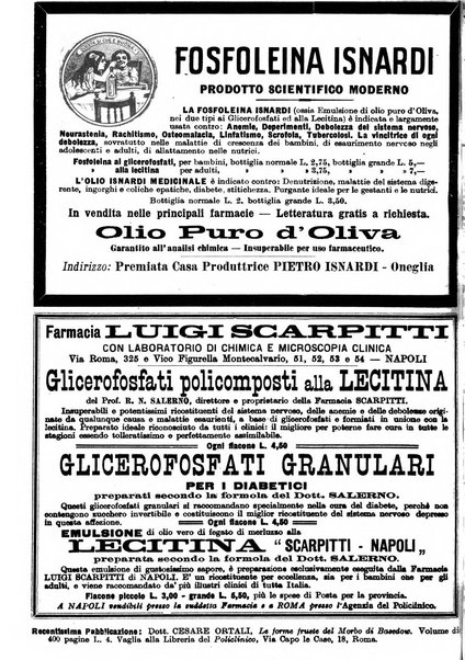 Il policlinico. Sezione pratica periodico di medicina, chirurgia e igiene