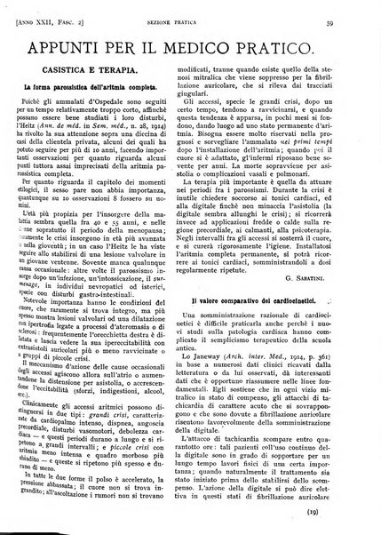 Il policlinico. Sezione pratica periodico di medicina, chirurgia e igiene