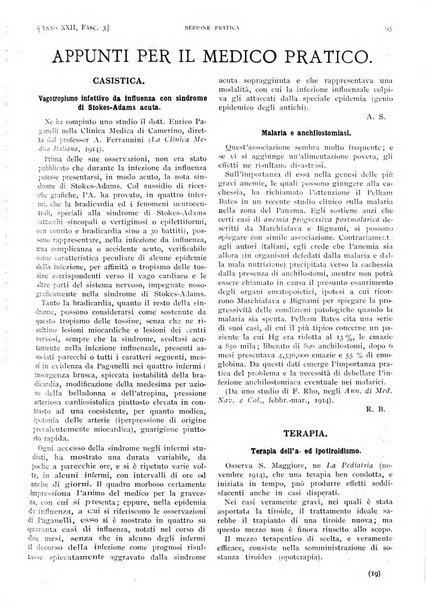 Il policlinico. Sezione pratica periodico di medicina, chirurgia e igiene