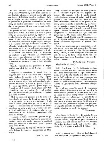 Il policlinico. Sezione pratica periodico di medicina, chirurgia e igiene