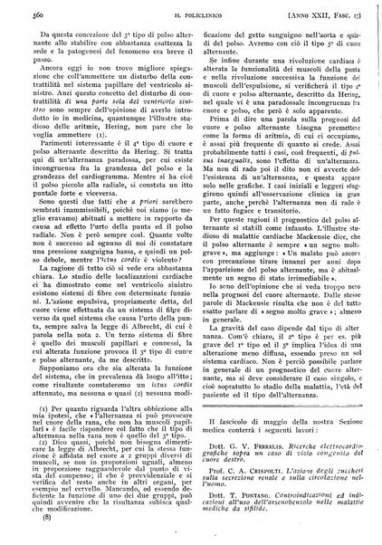 Il policlinico. Sezione pratica periodico di medicina, chirurgia e igiene