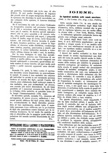 Il policlinico. Sezione pratica periodico di medicina, chirurgia e igiene