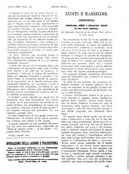 Il policlinico. Sezione pratica periodico di medicina, chirurgia e igiene