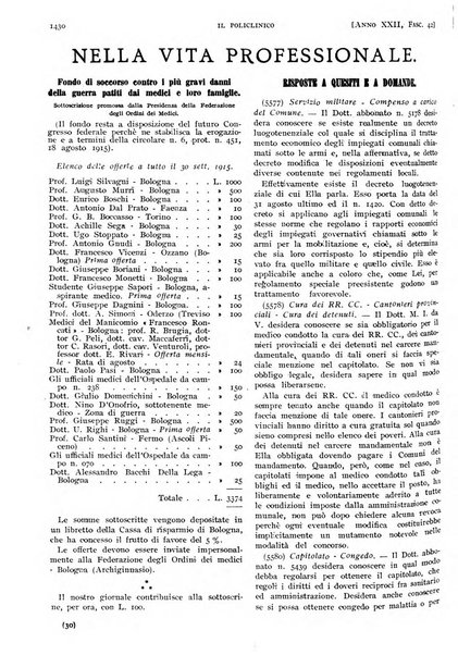 Il policlinico. Sezione pratica periodico di medicina, chirurgia e igiene