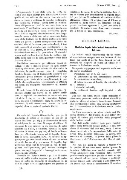 Il policlinico. Sezione pratica periodico di medicina, chirurgia e igiene